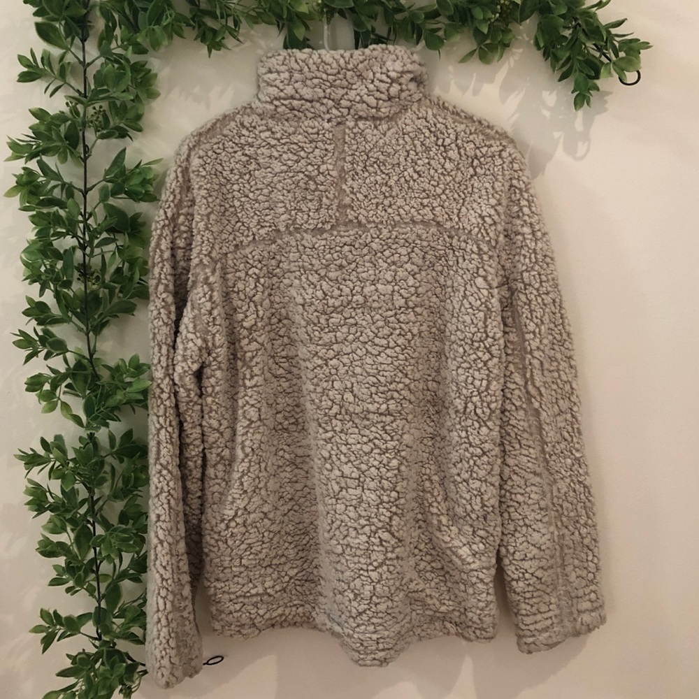 Thread and Supply Fuzzy Quarter Zip Sweater - Picture 5 of 6